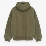ESSENTIALS Heavy Fleece Hoodie Military