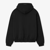 ESSENTIALS 90s Fleece Hoodie Jet Black