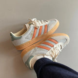 ADIDAS GAZELLE INDOOR 抹茶灰橘 JQ0011