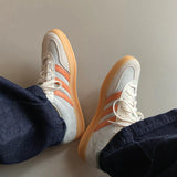 ADIDAS GAZELLE INDOOR 抹茶灰橘 JQ0011