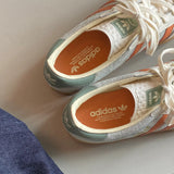 ADIDAS GAZELLE INDOOR 抹茶灰橘 JQ0011