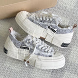 xVESSEL Canvas Low Top 'Grey' S23X06G 變色