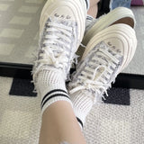 xVESSEL Canvas Low Top 'Grey' S23X06G 變色