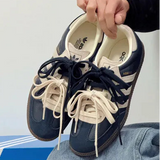 ADIDAS SAMBA OG 奶油海軍藍 JI3217