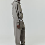 ESSENTIALS Classic Full Zip-Up Hoodie Homestead Heather