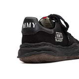 Maison Mihara Yasuhiro Sole Canvas Low-Top Blackxblack A08FW735
