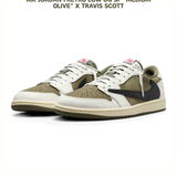 Air Jordan 1 Retro Low OG SP "Medium Olive" x Travis Scott DM7866-200