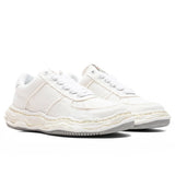 Maison Mihara Yasuhiro Wayne Low OG Sole Washed Canvas White A08FW708