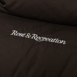 Rest&Recreation Collar Down Jacket - Brown