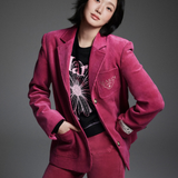 Mardi Mercredi Sweatshirt Raglan Flowermardi Black Pink