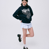 Mardi Mercredi Sweatshirt Triple Flower Navy White
