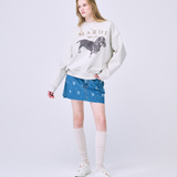 Mardi Mercredi Sweatshirt Ddanji Oatmeal Taupe