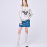 Mardi Mercredi Sweatshirt Ddanji Oatmeal Taupe