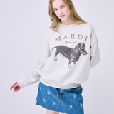 Mardi Mercredi Sweatshirt Ddanji Oatmeal Taupe