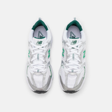 New Balance 530 White Silver Green