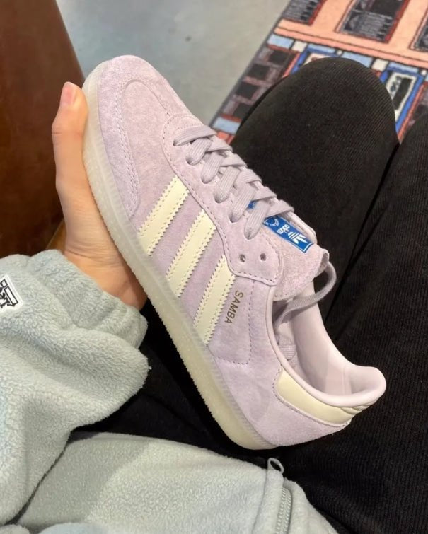 絕美新色💜Adidas Originals Samba OG 夢幻淺紫 - HADNUS