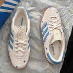 ADIDAS SAMBA OG 刺繡雛菊 藍白 - HADNUS