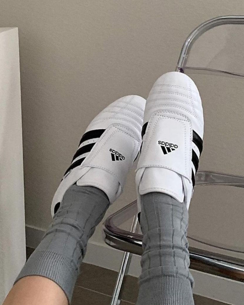 Adidas Taekwondo White Black - HADNUS