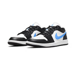 Air Jordan 1 Low Wmns Black University Blue - HADNUS