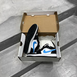 Air Jordan 1 Low Wmns Black University Blue - HADNUS