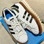 CLOT X Adidas Superstar White Crystal Sand - HADNUS