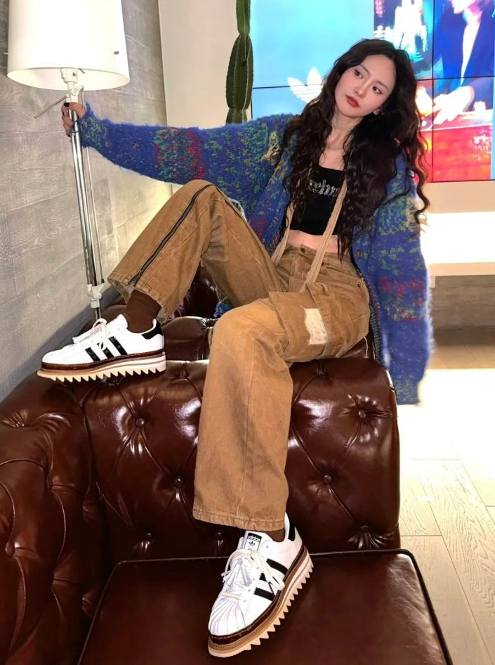 CLOT X Adidas Superstar White Crystal Sand - HADNUS