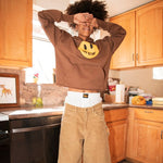 Drew House Deconstructed Hoodie Brown - HADNUS