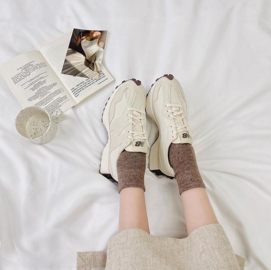 New Balance 327 Sea Salt 燕麥米杏 - HADNUS