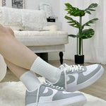 Nike Air Force 1 Low White Grey - HADNUS