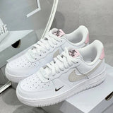 Nike Air Force 1 Low WMNS Tumbled Pink 櫻花粉 - HADNUS