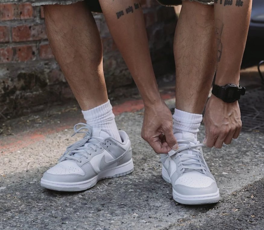 Nike Dunk Low Grey Fog - HADNUS