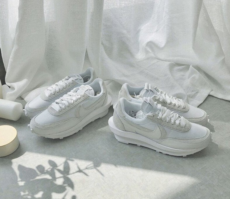 Sacai X Nike Ldwaffle “white Nylon” - HADNUS
